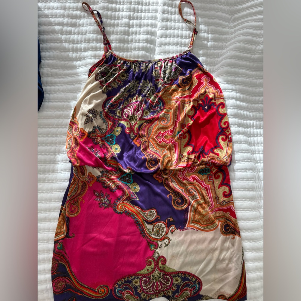 Multicolor Paisley Dress